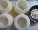 まるごと新玉ねぎの肉詰め★トマトソース煮作り方2写真