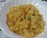 レッドカレーペーストで♡手軽炊飯器ピラフ作り方3写真