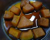 おばあちゃんのかぼちゃの煮物　～黒糖使用作り方7写真