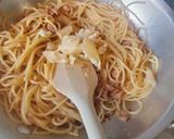 ツナと柚子のバター醤油スパゲティ作り方8写真