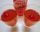 * チェリー&アセロラドリンクのゼリー♪作り方8写真