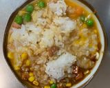 全てレンジ冷めても美味しいオイ梅炒飯弁当作り方8写真