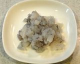 海老と蓮根の甘辛水餃子★作り方1写真