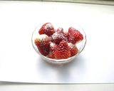 ふんわり豆腐入りチーズケーキ イチゴ入り作り方5写真
