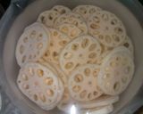 れんこんのはさみ揚げ☆明太子入り♪作り方1写真
