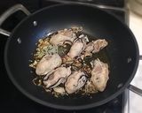 牡蠣のビアンコ*牡蠣のオイルパスタ作り方10写真