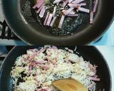 ♠切り干し大根とベーコンのめんバタ炒め♠作り方3写真