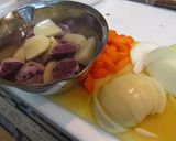 簡単★玉ねぎたっぷり肉じゃが作り方1写真