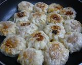 蓮根サクサク餃子の皮でじゅわっと肉饅頭♪作り方7写真