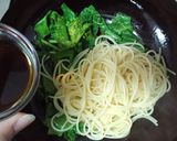 菜の花とクリームチーズのパスタ作り方3写真