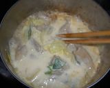 鶏肉とキャベツのクリーム煮作り方5写真