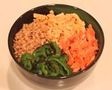 パパっと美味しい☆4色2段鶏そぼろ丼作り方6写真