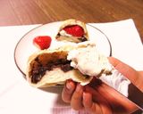 お手軽スイーツ？♥いちごあんパン♥作り方3写真