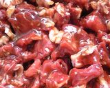 シリコンスチーマーで蒸し焼肉作り方4写真