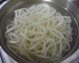油揚げとおろしde釜揚げ風ぶっかけうどん作り方2写真