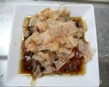 お豆腐に梅かつおをかけてみて作り方2写真