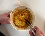 辛ラーメン混ぜ麺　アレンジレシピ作り方3写真