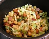 ひよこ豆のスパイシーホットサラダ作り方6写真