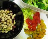 トマト酢で 豆サラダ作り方7写真