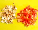生トマトで＊ツナと茸のパスタ作り方1写真