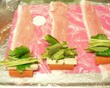 豚しゃぶ肉でごぼうとにんじんの八幡巻き作り方3写真