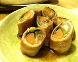 豚しゃぶ肉でごぼうとにんじんの八幡巻き作り方6写真