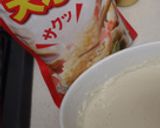 お茶っ葉の出涸らし衣で☆鶏の梅肉揚げ作り方4写真