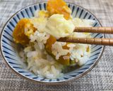 麦入り！カボチャの炊き込みご飯♪作り方7写真