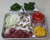 米粉でカリカリピザ作り方2写真