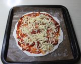 米粉でカリカリピザ作り方4写真