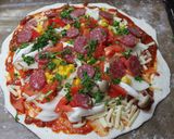 米粉でカリカリピザ作り方5写真