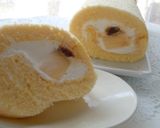 プリンＩＮのロールケーキ♪生カラメル入り作り方16写真