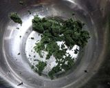 よもぎ風味のクコの実入り卵焼き作り方3写真