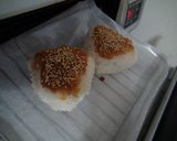 胡麻風味✿甘味噌焼きおにぎり、10分作り方4写真