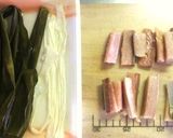 母の味　鯖の昆布巻き作り方1写真