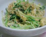 水菜の梅マヨ炒め作り方5写真
