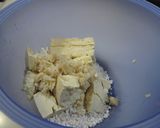 豆腐と白玉のニョッキ　～そら豆と～作り方1写真
