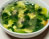 小松菜と豚ひき肉の麻婆豆腐風作り方9写真