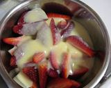 いちごミルクソース作り方1写真