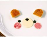 ＊キャラ弁＊　パンDEくまちゃん♥作り方2写真