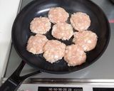 減塩 つくね れんこん入り作り方2写真