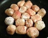 豚小間&高野豆腐　肉団子っ♪作り方2写真