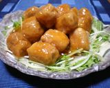 豚小間&高野豆腐　肉団子っ♪作り方4写真