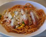 中華鍋だけで作る簡単ナポリタン作り方3写真