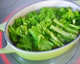菜の花とササミのさっと煮＊治部煮風作り方1写真