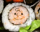 スヌーピーとチャーリーブラウンの海苔巻き作り方3写真