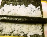 キャラ弁★ウッドストックの海苔巻き作り方1写真