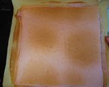 ベビーピンクの苺レアチーズロールケーキ作り方13写真