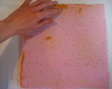 ベビーピンクの苺レアチーズロールケーキ作り方19写真