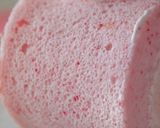 ベビーピンクの苺レアチーズロールケーキ作り方31写真